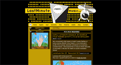 Desktop Screenshot of lastminutemusic.cz